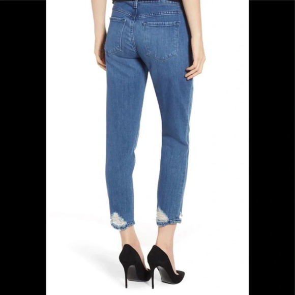 J Brand Sadey Mid Rise Slim Straight Crop Jean - Picture 8 of 11